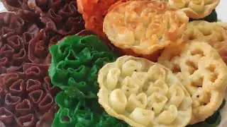 Rose cookies | achappam recipe | eggless achappam | achappam recipe in hindi