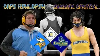 Sussex Central Golden Knights vs Cape Henlopen Vikings in Henlopen Conference North wrestling