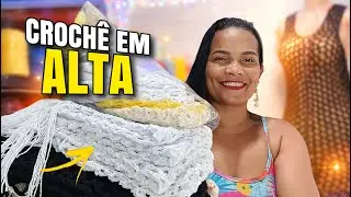 CROCH&Ecirc; EM ALTA! Muita Produ&ccedil;&atilde;o e Dedica&ccedil;&atilde;o 🧶✨