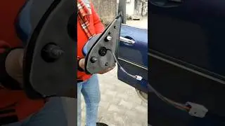 Maruti Suzuki Dzire wiring and side mirror easy fitting #shortvideo 👍