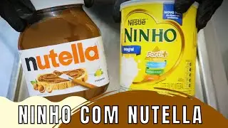 Leite Ninho com Nutella | como fazer sorvete na chapa com Ninho e Nutella