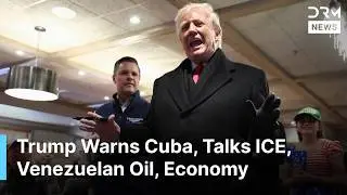 FULL GAGGLE: Trump Speaks on Cuba's Collapse, Venezuelan Oil, ICE Shooting, Economy, More | AC1N
