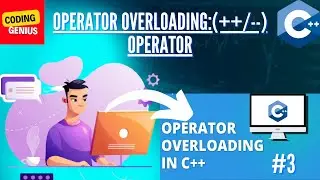 operator overloading (++/- -) in c++ | operator overloading in c++ | hindi