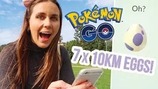 10KM EGG HATCHING! 2017 Pok&eacute;mon GO Vlog | Zo&euml;TwoDots