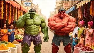Hulk&rsquo;s Revenge Story | Full AI Hulk Action Movie 🔥 Emotional Desi Hulk