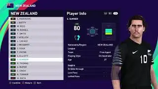 PES 2021 NEW ZEALAND ACTUAL + 7 CLASSIC PLAYERS PS4