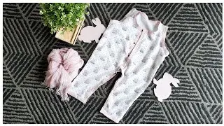 DIY -  How to sew Baby Jumpsuit/Romper for beginners (measurements included)