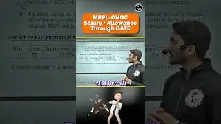 MRPL - ONGC | Salary + Allowance through GATE #PW #Shorts