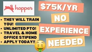 WFH JOB HIRING NOW!!  | UNLIMITED PTO | TRAVEL STIPEND | APPLY ASAP!!
