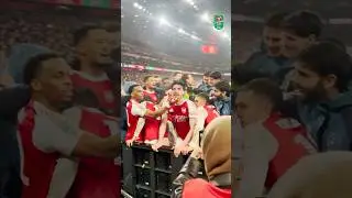 Kai Havertz scores again! 🎶 SCENES! 🔴⚪️ #CarabaoCup #Arsenal