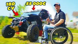 Valentin, 33 ans, propri&eacute;taire d'un SSV adapt&eacute;e &agrave; la parapl&eacute;gie