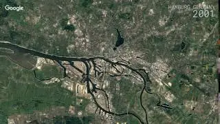 Google Timelapse: Hamburg, Germany