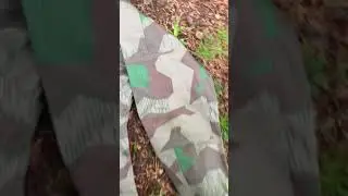 German Splittertarn Camo Jacket Repro Wehrmacht Effectiveness Test WW2