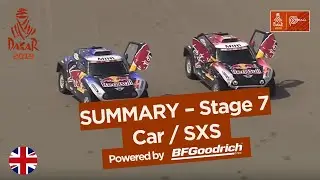 Summary - Car/SxS - Stage 7 (San Juan de Marcona / San Juan de Marcona) - Dakar 2019
