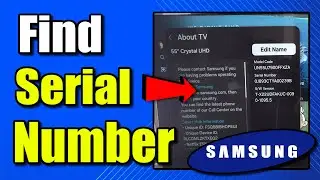 Как найти серийный номер и код модели на телевизоре Samsung (лучший способ)