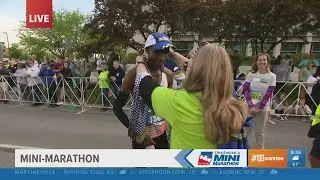 Panuel Mkungo interview after winning Mini Marathon in record time