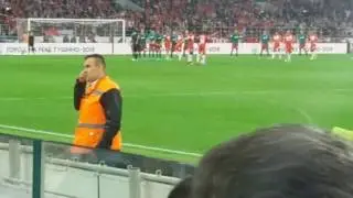 Штрафной в матче Спартак Локомотив (11.09.2016).