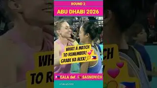 Alex Eala Just Won Against Aliaksandra Sasnovich at the WTA500 Mubadala Abu Dhabi Open 2026 🎾💕🇵🇭