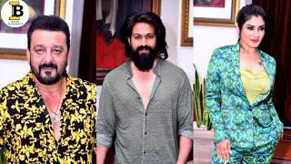 Yash | Sanjay Dutt | Raveena Tandon in Delhi Promoting KGF chapter 2 @excelmovies