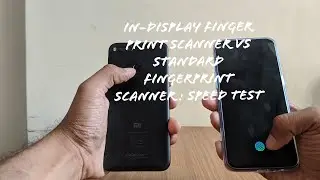 Oppo K1 speed test : In-display Fingerprint Scanner vs Standard finger print scanner.