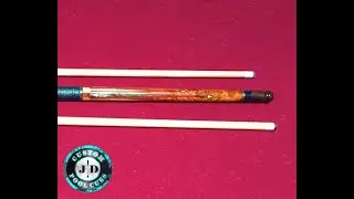 JD Custom Cues - 2009 Amboyna Burl, Maple, Abalone & Mother of Pearl