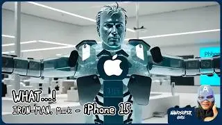 WHAT...! IRON-MAN, Mark - iPhone 15 📱🔋