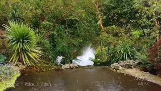 1 hour Relaxing Ambient Music, Nature Sounds, Gentle Rain and Thunders - Spa, Study, Sleep, Qi Gong