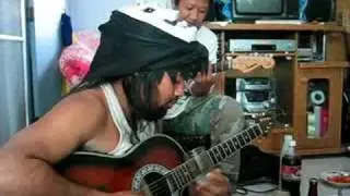 Glass guitarist, Thailand 2004