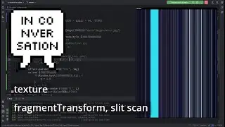 OPENRNDR shaders #4: texture, fragmentTransform, slit scan