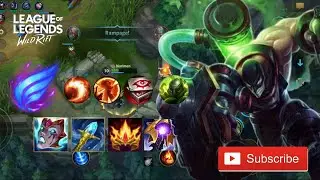 Burn and Poison them!!! Wild Rift - Singed Baron Lane
