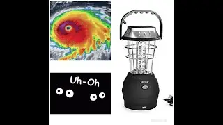 AGPTEK Solar Lantern - HURRICANE TIPS