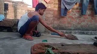 Roof cleaning By shivankit jatav ji #jatavjivlog 