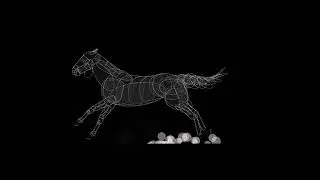 Horses using html code | cartoon using html | html using animation