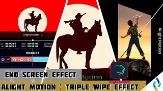 YouTube  End screen transition | easy alight motion tutorial | editing tutorial creative-edge !