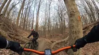 On A Cold Mountain Biking Day