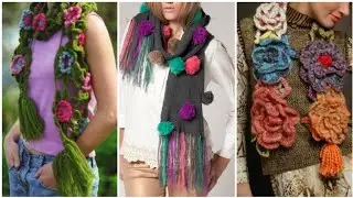 most attractive and creative collection of crochet women skarf designs.