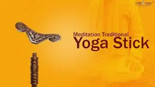 Meditation Traditional Yoga Danda (Stick) - Designer | Buy Online at Vedicvaani.com