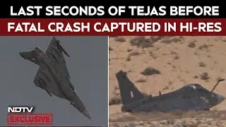 Tejas Crash Dubai News | Clearest Images Capture Last Seconds Of Tejas Fighter Jet Crash In Dubai