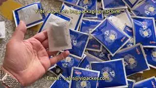 Black tea filter paper tea bag packaging machine for Romania tea #teapackagingmachine #teabag