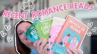 Recent Romance Reads April 2024 || Clean Romance Recs || Sarah Adams Books Reviews