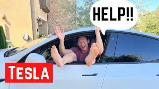 Как выбраться из автомобиля TESLA в ЧРЕЗВЫЧАЙНОЙ СИТУАЦИИ (передние и задние двери)