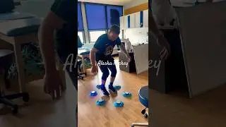 I could do better #alaska #hockey #feet #fast #quick #rehab #train