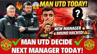 🔴 MAN UTD DECIDE NEXT MANAGER TODAY! 🤩 NEW INTERIM FAVOURITE, BRUNO HACKED & &pound;100M TRANSFER BATTLE