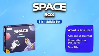 Playautoma Space Box | 3 in 1 Activity Box | DIY Educational STEM Toys