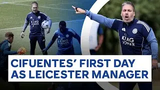 Mart&iacute; Cifuentes Meets Players & Takes Training On First Day ⚽️