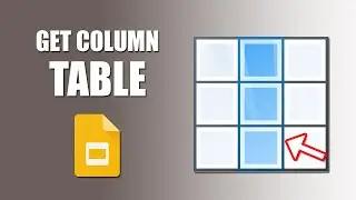 How to get columns in google slides