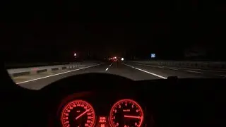 BMW E92 325i N52 218PS acceleration 100-200 km/h kickdown