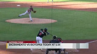 Game between Isotopes and Rivercats to begin at 1:35 p.m.