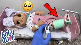 Baby Alive Real as Can Be Lexi goes to Hospital 🏥