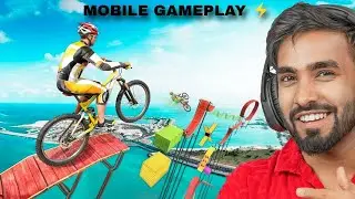 AGAIN PLAY EXTREME BIKE OBSTACLE COURSE ON MOBILE GAMEPLAY ⚡